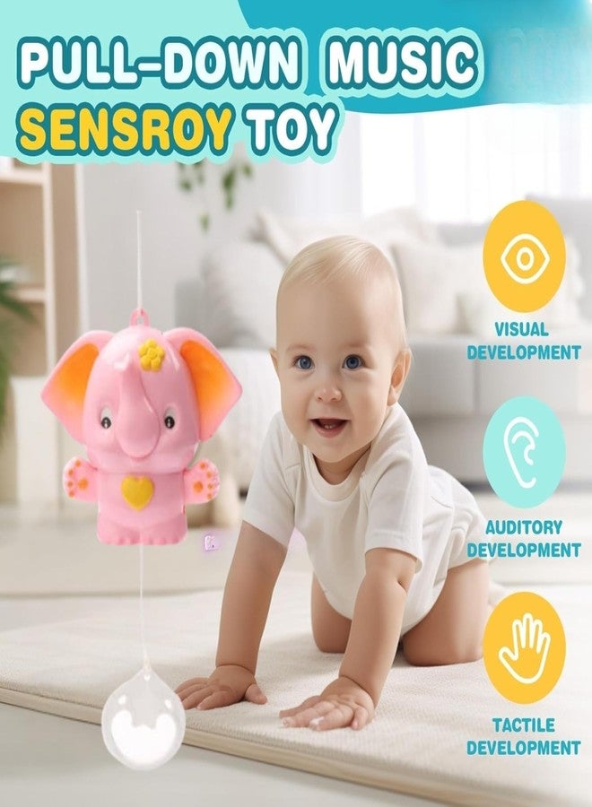 MALLEXO Musical Bell for 0-6 Months Infant Toy | 1PCs Music Cardle Bell for New Born Baby Shake & Grab Rattle Toys for Kids, Boys and Girls Educational | Development Items Birthday Gifts for Children (Pink) - Image 5